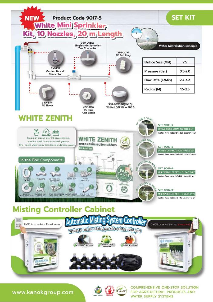 Mist & Micro Spray Nozzles